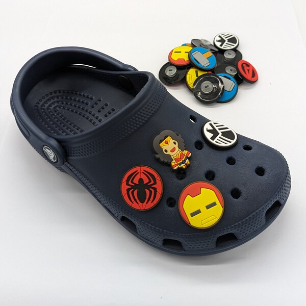 Sets of Comic Marvel / DC Soft PVC Jibbitz Charm for Clog / Crocs