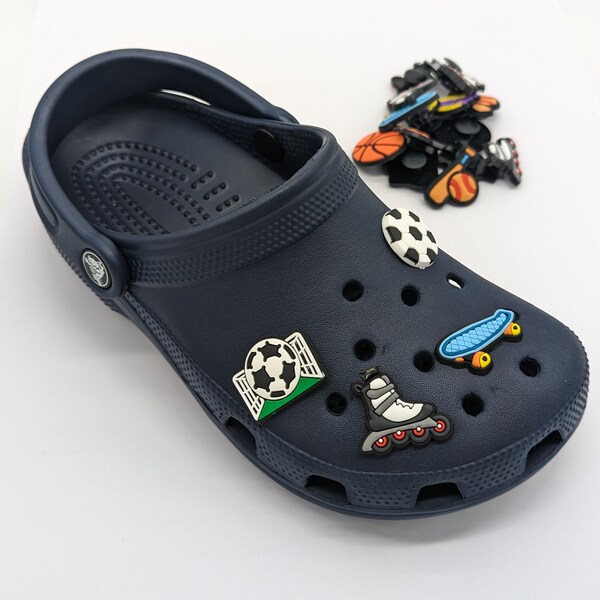 Sports Jibbitz Croc Shoe Clog Charms Decorations UK Football Basketball Lakers boys activity