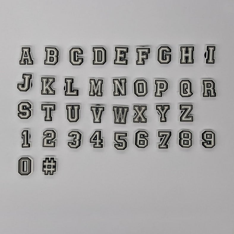 Alphabet Letters and Numbers Jibbitz Croc Shoe Clog Charms Etsy UK