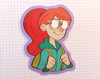 Infinity Train - Tulip 10x10cm Sticker