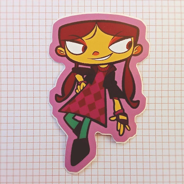 Psychonauts 2 - Lili Zanotto 10x10cm Vinyl Sticker