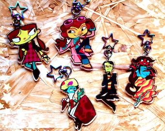 Psychonauts 2 - 3" Double Sided Recycled Acrylic Keychains