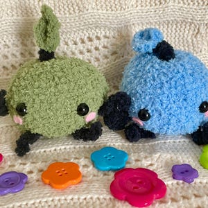 Mini Stardew Valley Junimo Plushies | Green, Red, Blue Variations Handmade Crochet Amigurumi