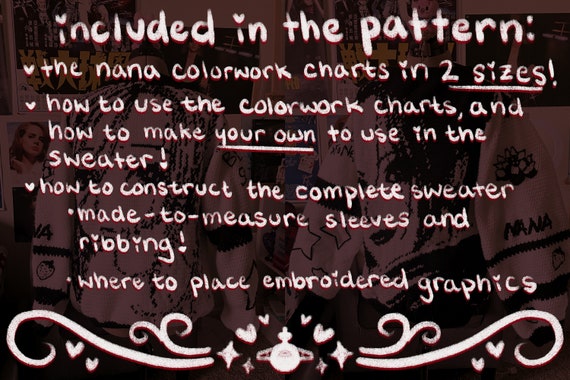 The NANA Sweater, the Full Crochet Pattern by Mahalmadeco (PDF