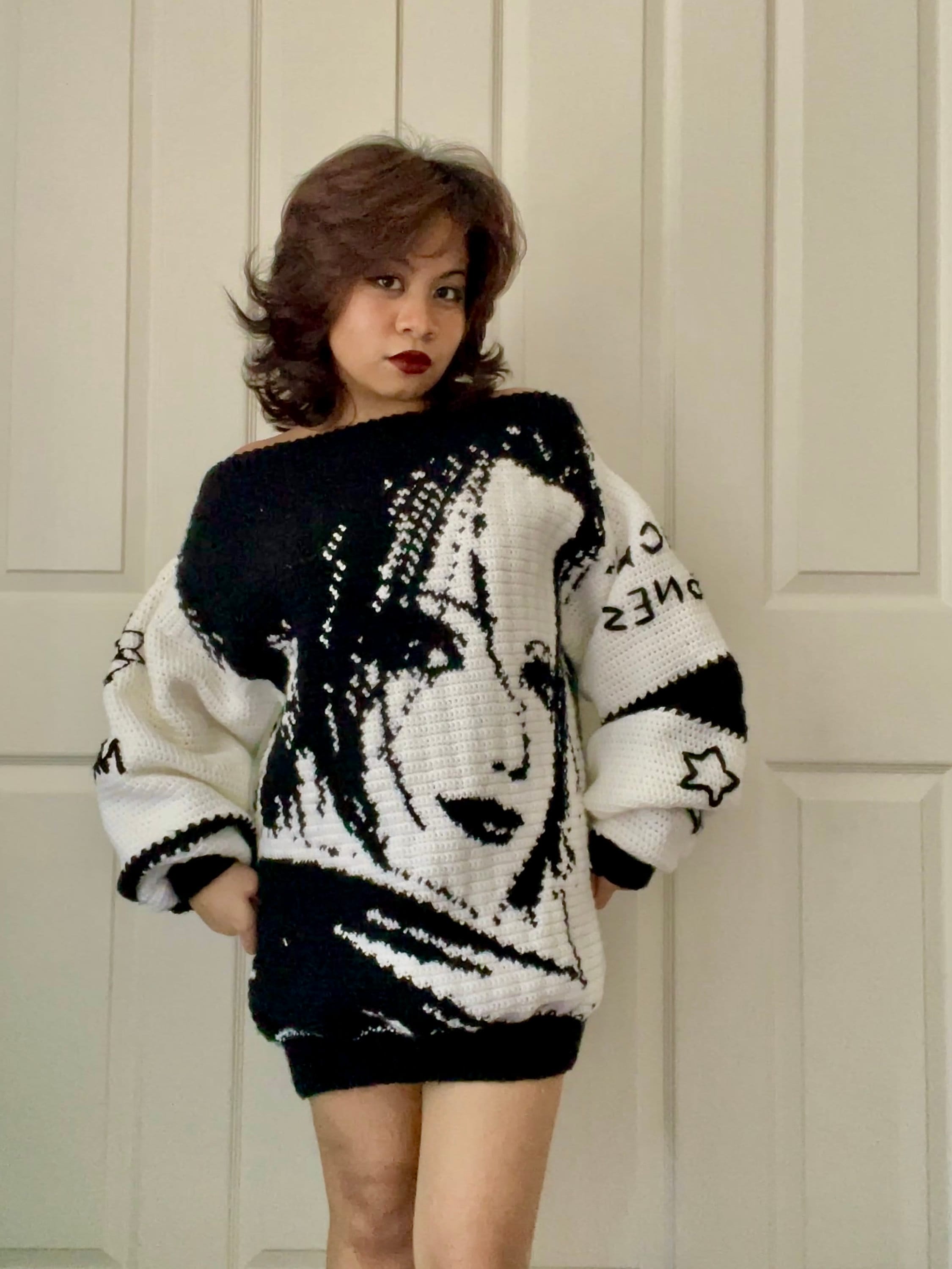 The NANA Sweater, the Full Crochet Pattern by Mahalmadeco (PDF