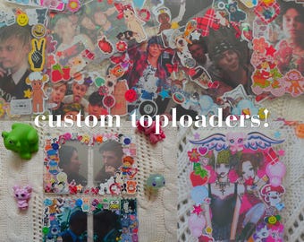Toploader met gepersonaliseerde decoratie - anime, idool, beroemdheid, YouTuber, atleet, enz.!