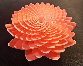 Lotus Flower Sculpture | 3D Printed