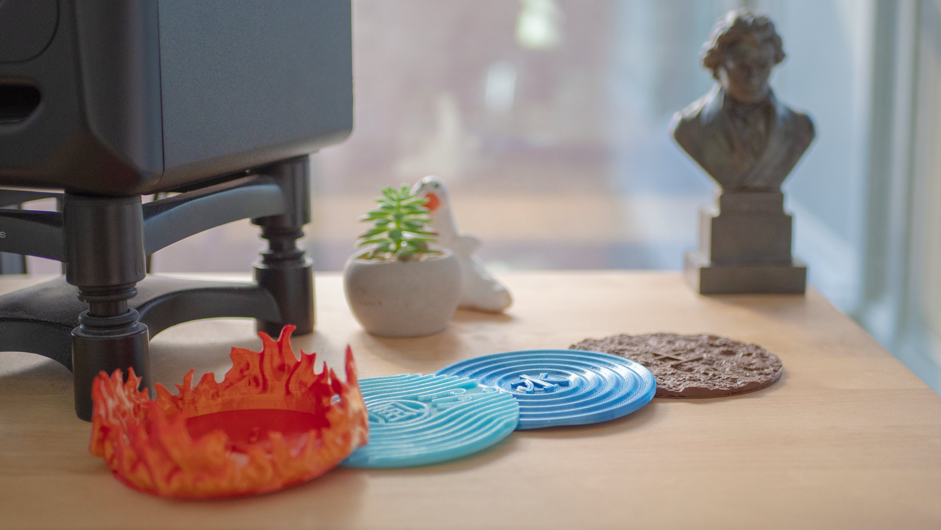 Elemental Coasters | Four Elements Coasters | Artistic Designer ...