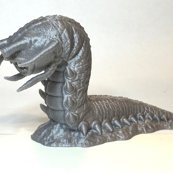 Cave Grub (Carrion Crawler) D&D Miniature - 3D Printed