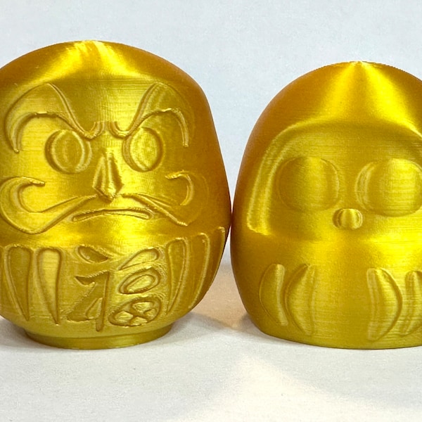 Unpainted Daruma Dolls (3D Printed