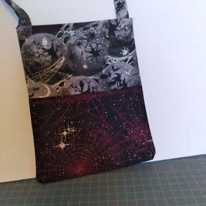 crystal ball glitter crossbody bag