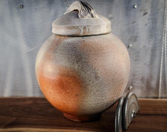 2 gal Onggi pot, Handmade stoneware
