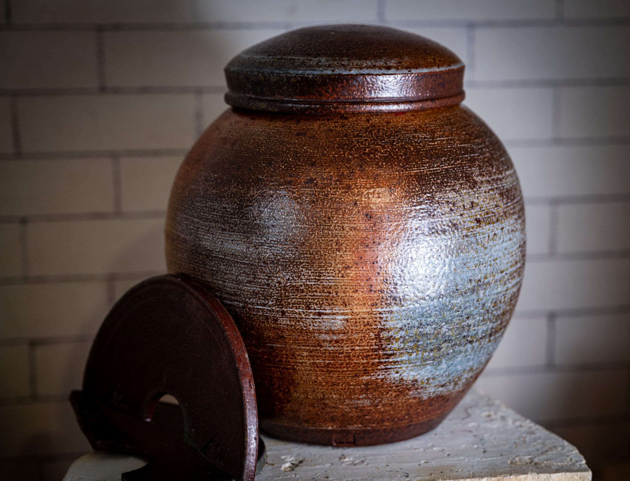 1L, 1000ml, 0.26 gal- Korean Traditional Pottery Pot Jar Onggi Hangari  Ceramic