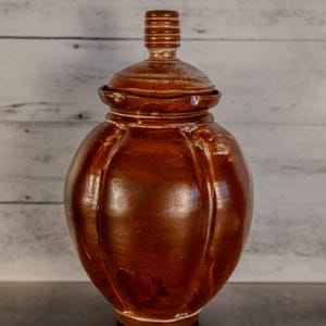 Mino Shino Glazed Stoneware Fermentation Crock - 1.5 Gallon