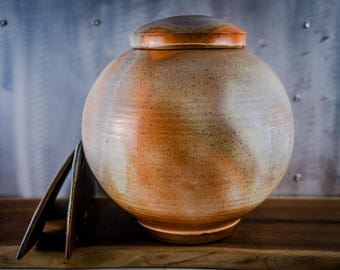 3 gallon Handmade Onggi stoneware, tall pot