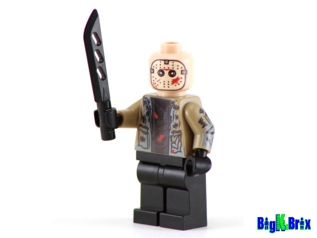 JASON Custom Printed Lego Minifigure Friday the 13th Horror Movie