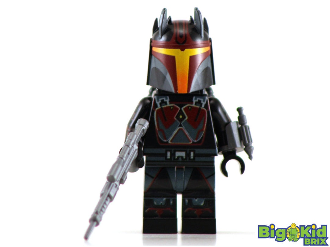 Gar Saxon Super Commando Mandalorian Custom Printed Minifig Star