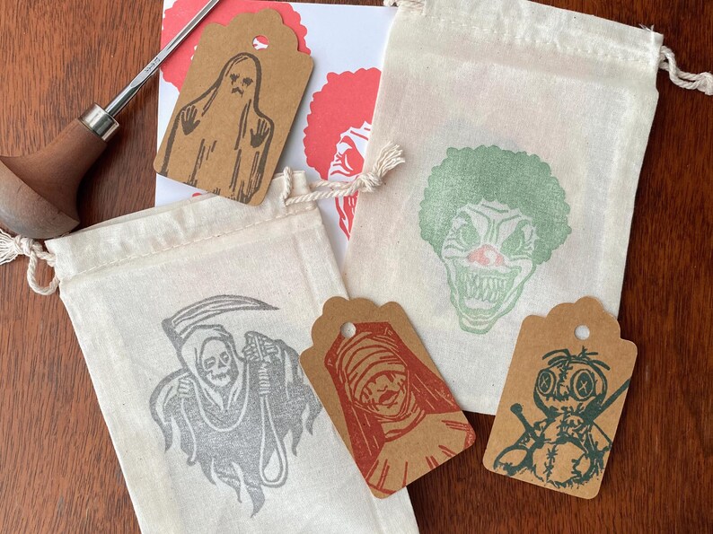 Handmade Book Stamp - Ideal for Block Printing Projects and Bookworms image 10