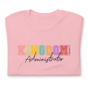 Verwalter-Shirt-Geschenk für christlichen Schulverwalter Squad-T-Stück Geschenke für Lehrer T-Shirt für Registrar-Team-T-Shirt zurück zum Schulbüro