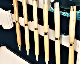 Hand-Made Pens/Hand-turned/Maple wood Pens