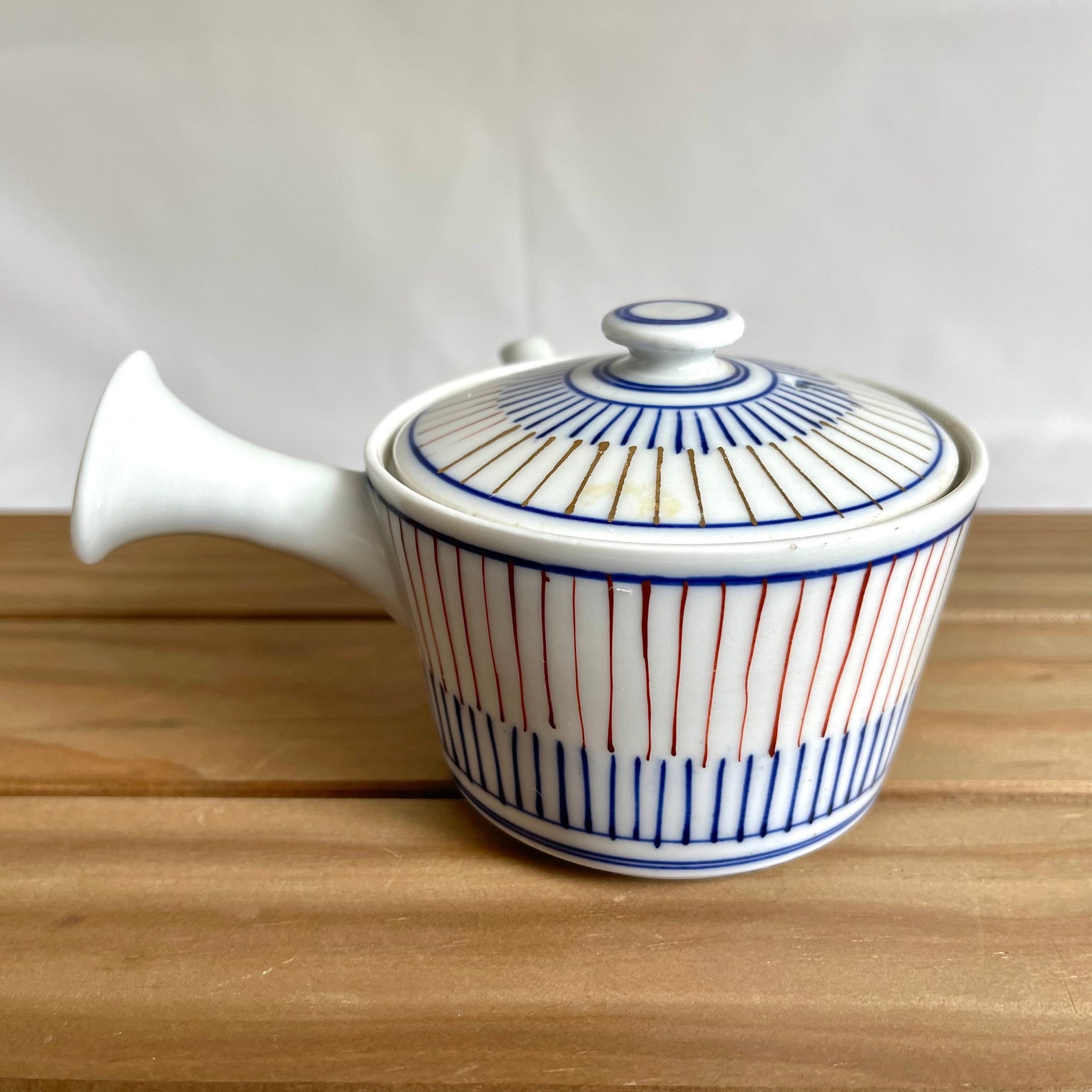 Vintage Japanese Kyusu Porcelain Teapot for Single Serving of Etsy