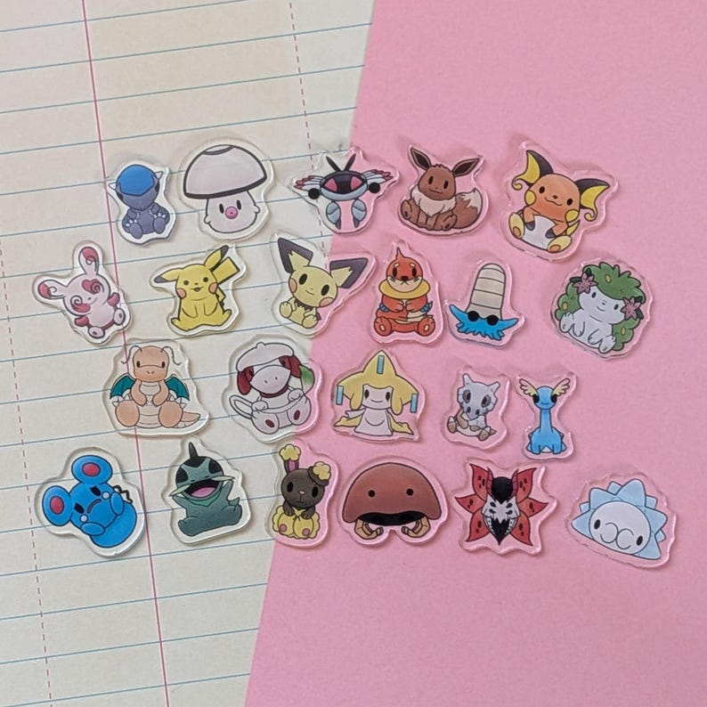 Pokewalker Fillable Shaker Keychain image 5