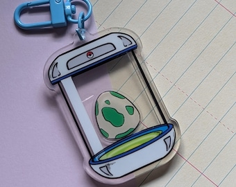 Poke Egg Shaker Keychain
