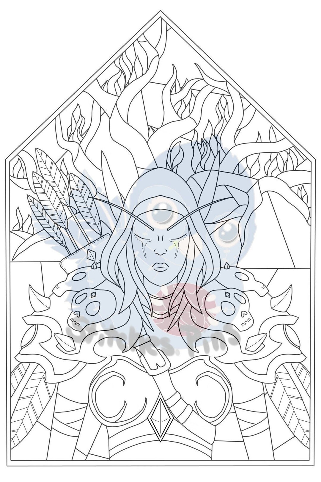 Burn It Coloring Sheet - Etsy