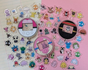 Pokewalker Fillable Shaker Keychain