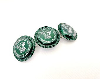 Lagunitas Beer Bottle Cap Barette Hairclip Verde