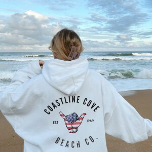 Loose stitch beach 2025 hoodie