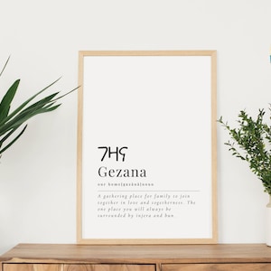 Gezana | Our Home | Digital download | Eritrean art | Tigrinya Art