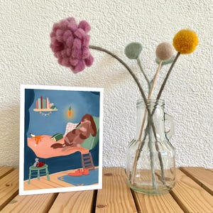 Carte de voeux pour bébé / Carte de voeux pour la parentalité / Carte de voeux pour la fête des mères / Chambre de bébé / Carte de voeux pour enfants / Fait main