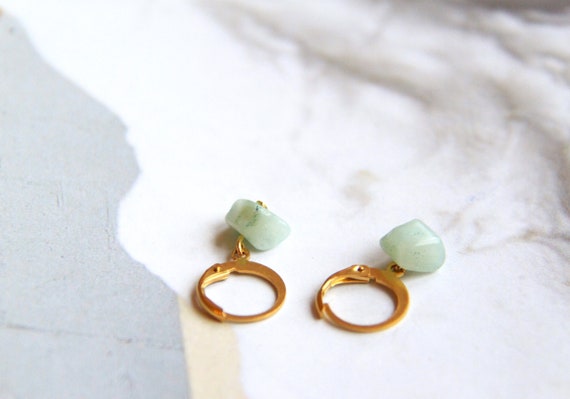 Semi precious hotsell stones earrings