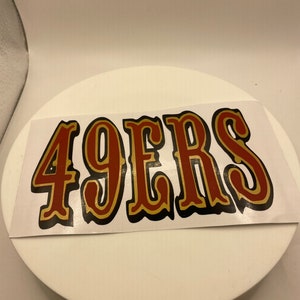 New SAN FRANCISCO 49ers IRON ON PATCH. 🏈☝️helmet