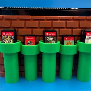 Funda para Nintendo Switch con ranuras para tarjetas de juego (edición Mario)