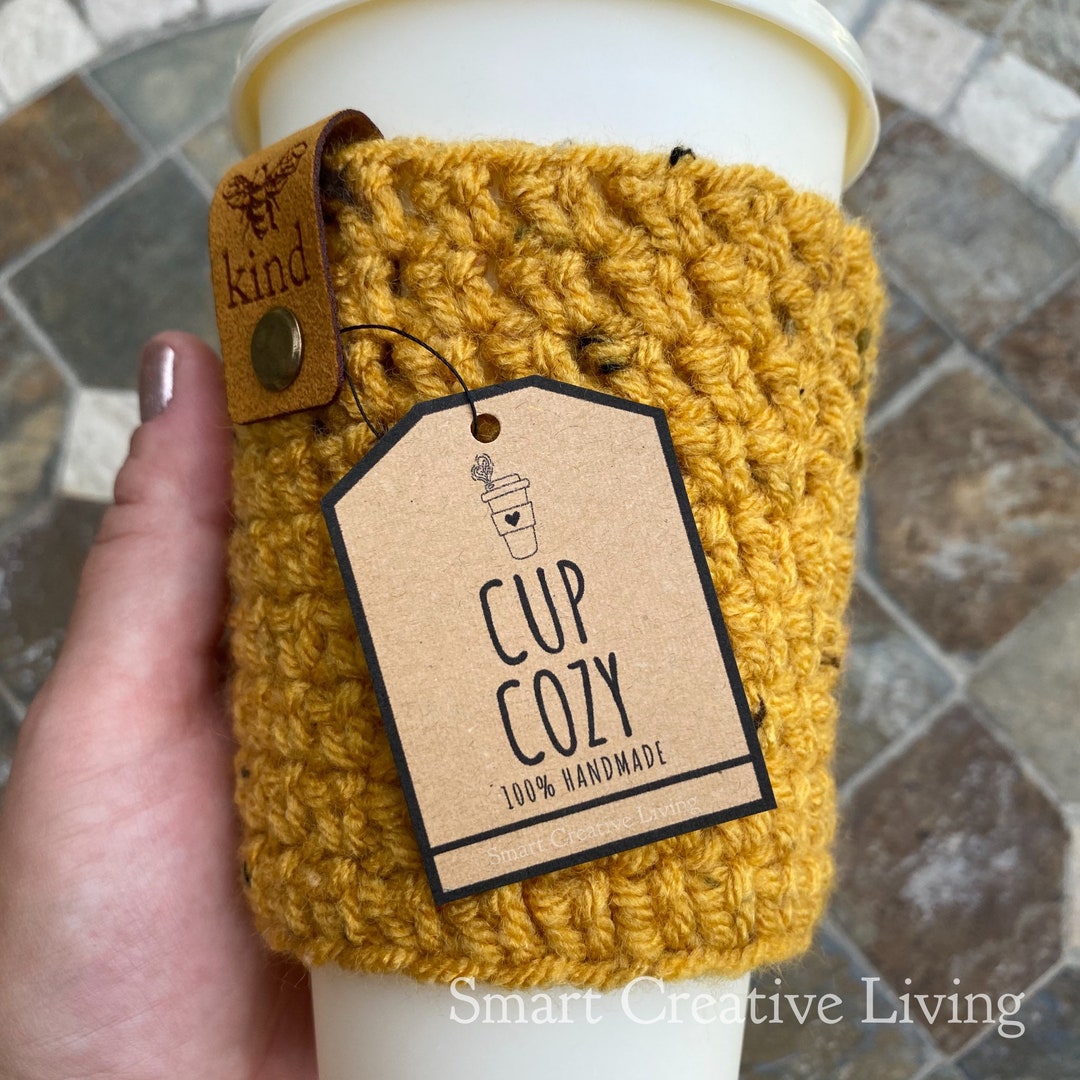 PRINTABLE Cup Cozy and Coffee Sleeve Tags - Price Labels for Crocheted ...