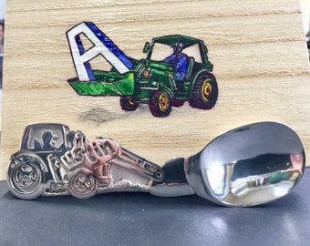 Silver Baby Spoon Handmade to Order