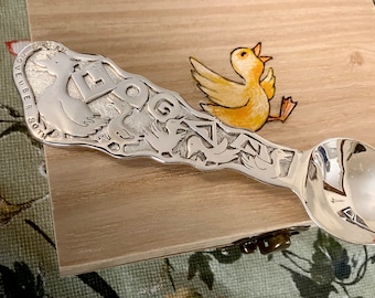 Custom Silver Baby Spoon