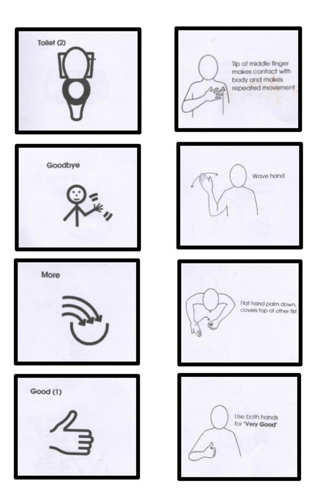 Makaton Cards X46 Etsy UK Makaton Cards X46 Etsy UK