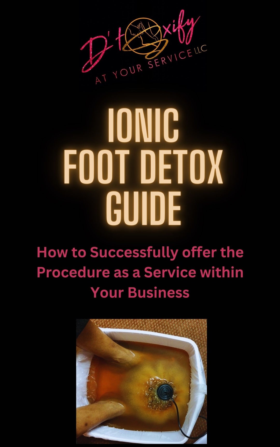 Ionic Foot Detox Guide Ebook Etsy
