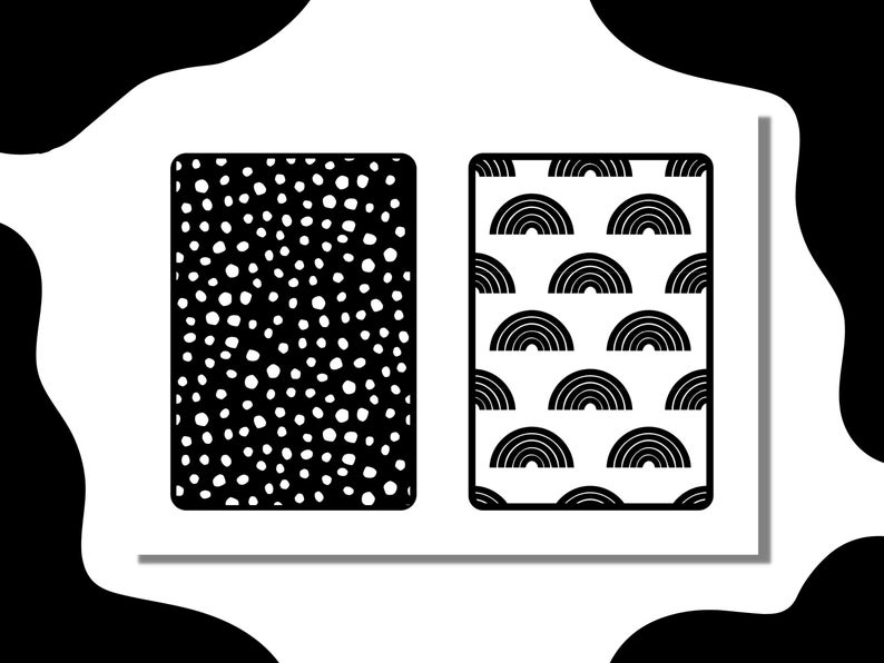 Black and White Flashcards, Sensory Black and White Cards, Printable ...