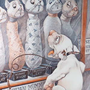 Bonzo the Dog - G. E Studdy, 'Oh, Carnarvon!', Vintage 1920's Print, Large in size, Published by 'The Sketch' magazine