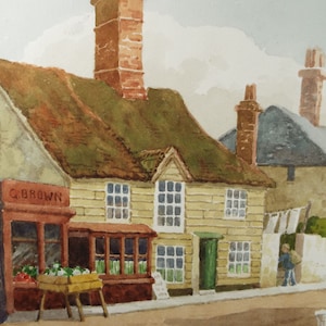 Original Watercolour, &#39;Burnham on Crouch&#39;, Mid 20th Century, T.R Ellingham