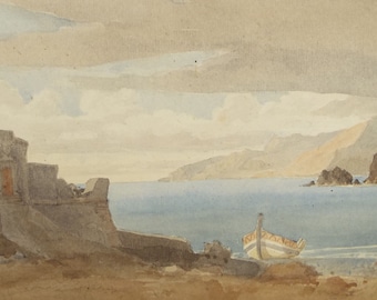 市場の風景 水彩画 作者不明 市場の風景 水彩画 作者不明 江戸時代の風景 中山道、妻籠宿 【透明