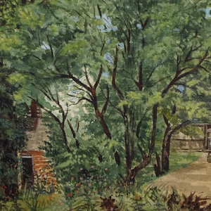 Original Watercolour, &#39;Figure carrying Buckets&#39;, late 19th Century, Artist Unknown