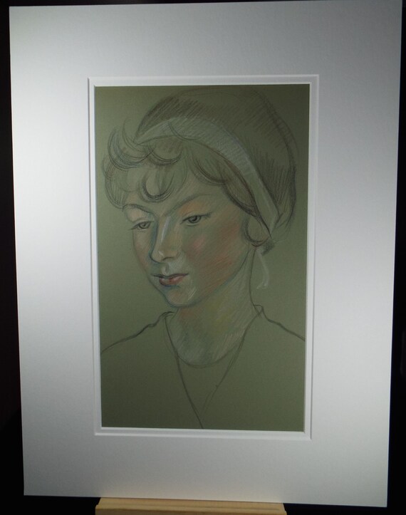 油絵「物思いに耽る女性」 油絵「物思いに耽る女性」