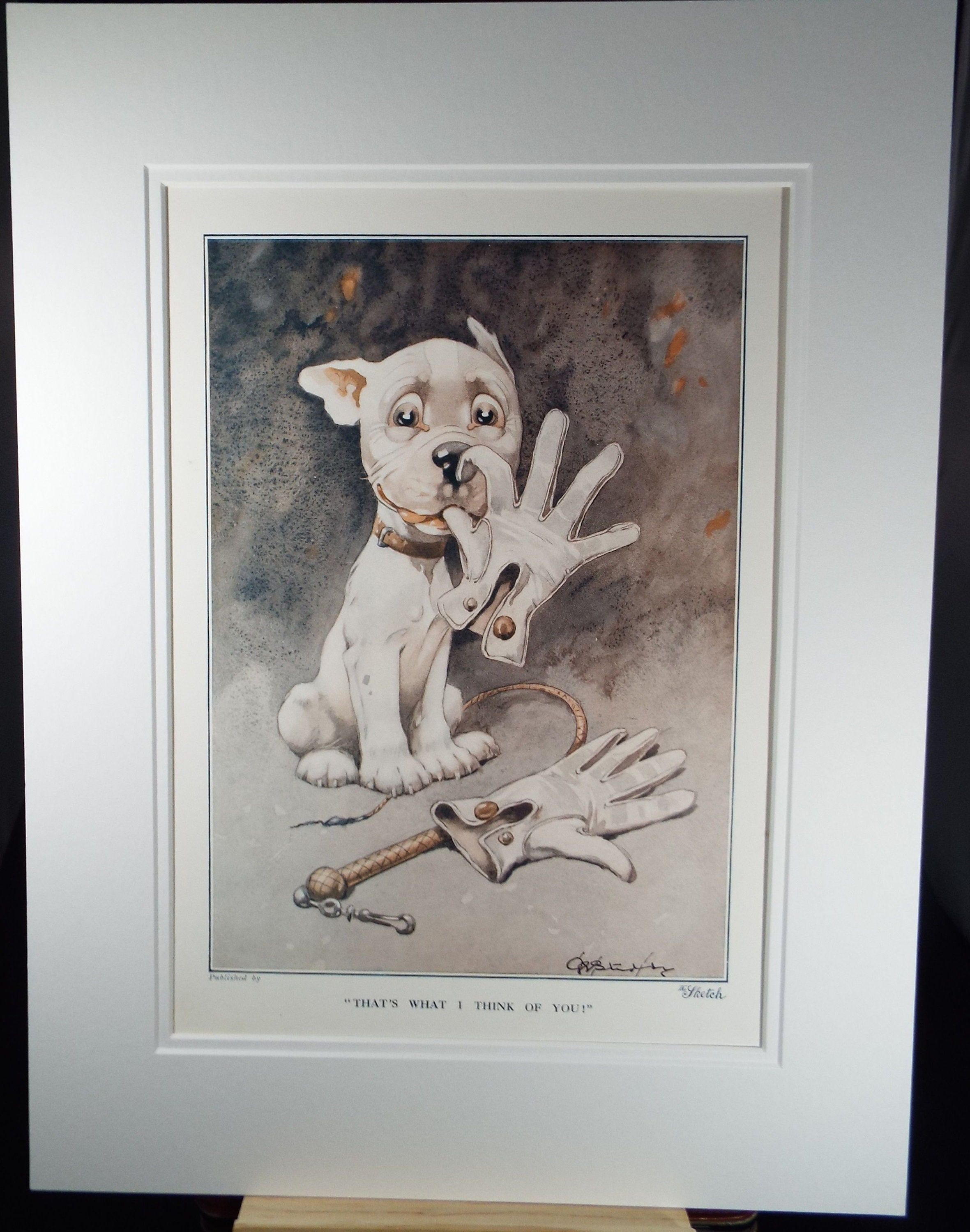 Bonzo the Dog Print: Vintage 1920s G.E. Studdy Art - Etsy