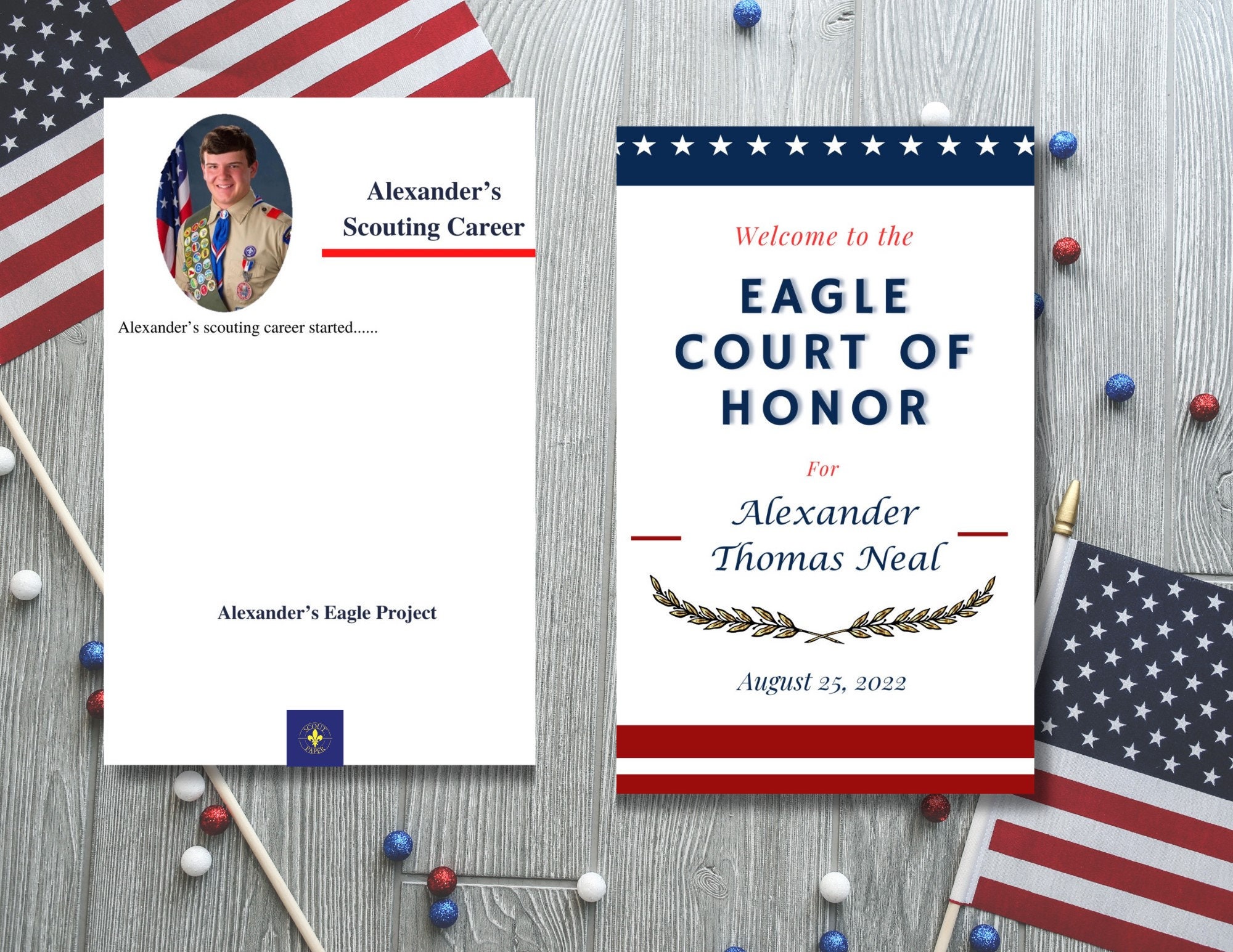 Customizable Printable Eagle Court of Honor Program Etsy Customizable Printable Eagle Court of Honor Program Etsy