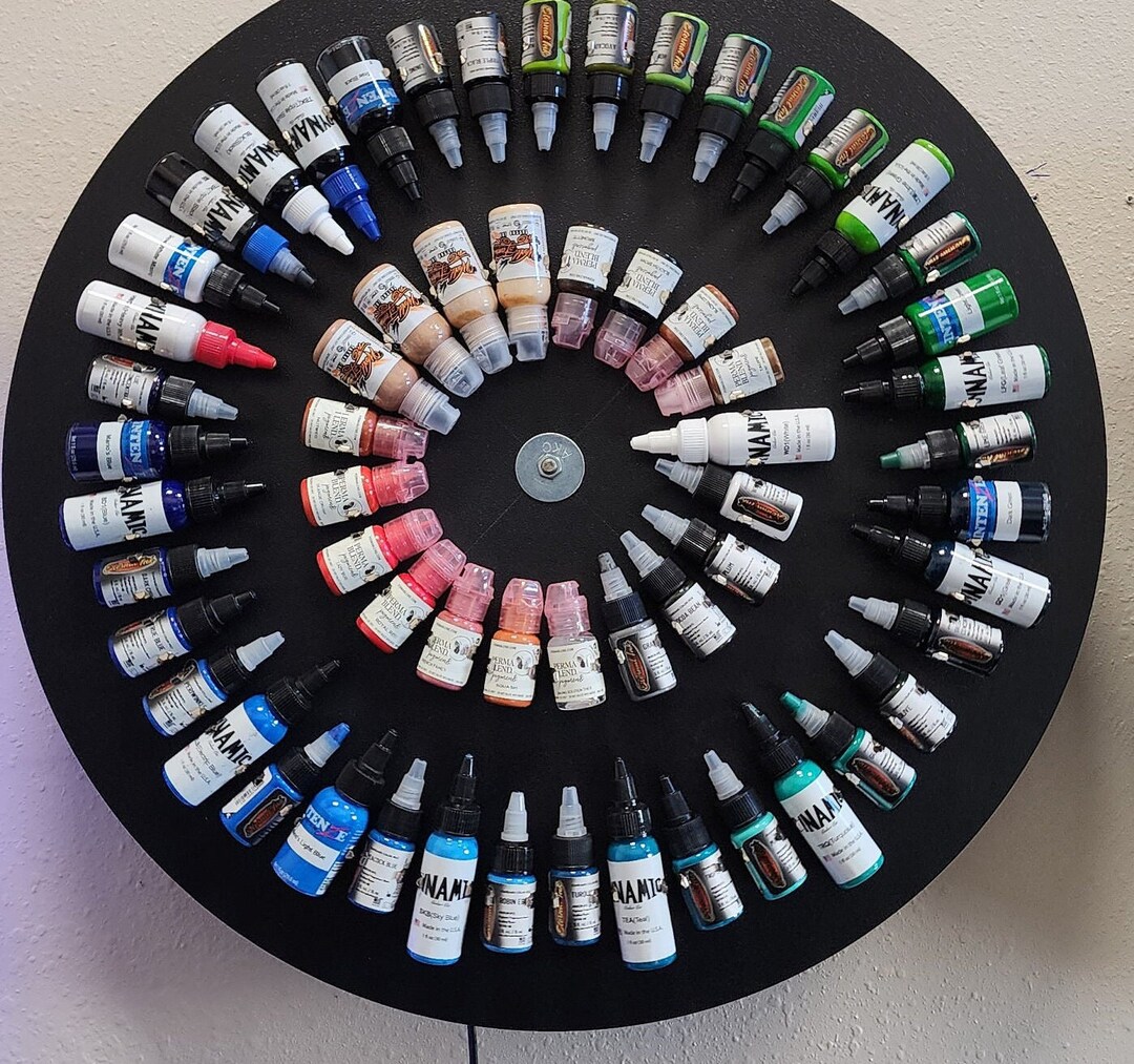 Tattoo Ink Wheel el Zorro Ink Wheel Ink Organizer Etsy